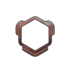 Hexagon Logo - simple - metal - PNG Images