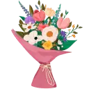 Bouquet - gift - Transparent Layer PNG
