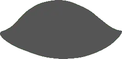 Gray Hat - graphic design - High Resolution PNG