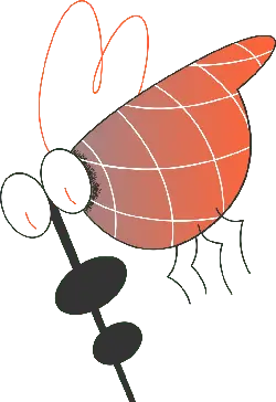 Red Dragonfly - wings - Transparent Background PNG