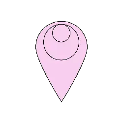Pink Map Marker - location - High Resolution PNG