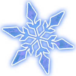 Snowflake - snowy season - natural phenomenon - Transparent Background PNG