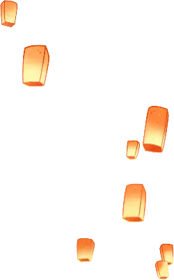 Lantern - orange - Lossless PNG