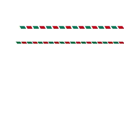 Striped Decoration - red - Lossless PNG