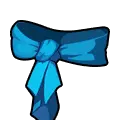 Blue Bow - party - No Watermark PNG