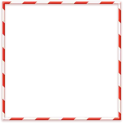 Red and White Striped Border - striped - PNG Images