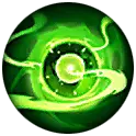 Green Energy Ball - rotating - Free PNG
