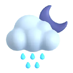 Rain Cloud - Curated PNG