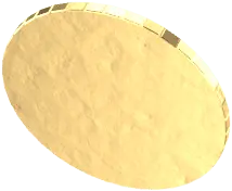 Coin - gold - Transparent Background PNG