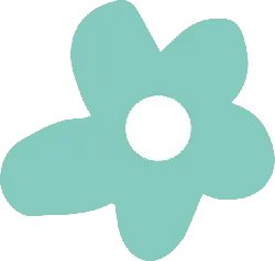 Abstract Flower - white - simple - Transparent Layer PNG