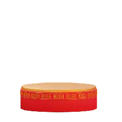 Red Cylinder Decorative Object - decoration - High Resolution PNG