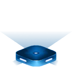 Blue Device - minimalist - High Resolution PNG