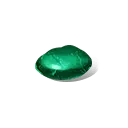 Green Gemstone - shiny - smooth - No Background PNG