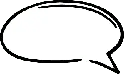 Speech Bubble - interaction - Transparent Background PNG