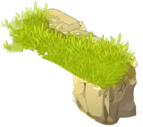 Grass and Rock - natural landscape - High Resolution PNG