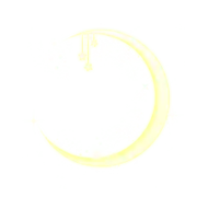 Crescent Moon and Stars - night sky - universe - No Watermark PNG