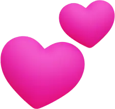 Pink Heart Pattern - graphic - PNG
