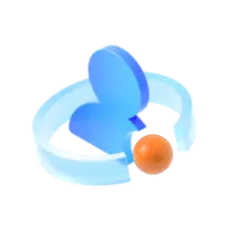 Blue Cartoon Character - simple - character - PNG