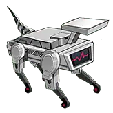 Quadruped Robot - mechanical - Transparent Background PNG