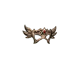 Red Gem Mask - mask - Transparent Background PNG