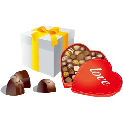 Chocolate Box - love - High Resolution PNG