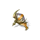 Golden Shield Helmet - weapon - Transparent Background PNG