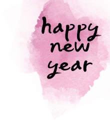 Happy New Year - greeting - text - Free Download PNG