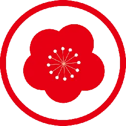 Red Flower Pattern - simple design - Transparent Layer PNG