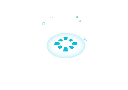 Blue Circular Pattern - technology - future - PNG Images