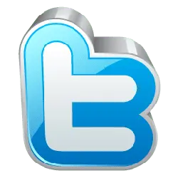 Twitter Logo - silver - Free PNG