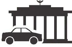 Car and Building - icon - Lossless PNG