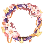Flower Wreath - pink - High Download Count PNG
