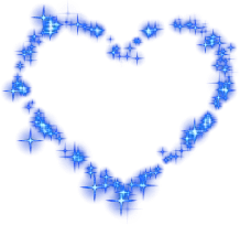 Blue Heart Shape Pattern - Recommended PNG
