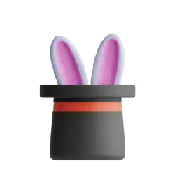 Rabbit Ears in a Magic Hat - hat - Free Download PNG