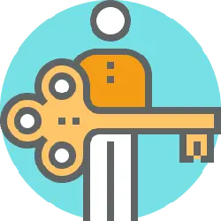 Key Person - icon - Transparent Background PNG