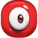 Red Eye Robot - cute - PNG