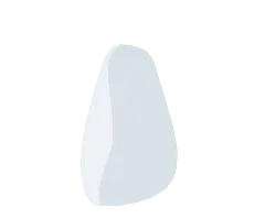 White Stone - simple - Transparent Layer PNG