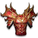 Red Golden Armor Warrior - red - High Resolution PNG