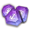 Purple Gemstone - game prop - PNG Images