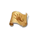 Gold Scroll - magic - decorative item - Lossless PNG