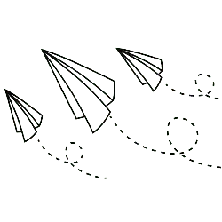 Paper Airplanes - toy - Transparent Layer PNG