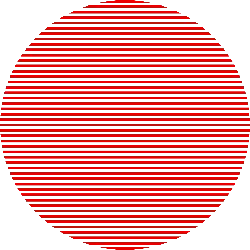 Red and Blue Striped Circular Pattern - red - Free PNG