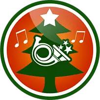 Christmas Tree with Trumpet - instrument - PNG