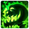 Green Demon - fire - PNG