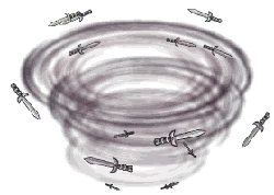 Swords in a Circle - art - Lossless PNG