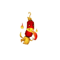 Fire Dragon Fruit - fruit - No Background PNG