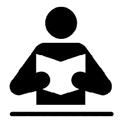 Person Reading a Book - Free Download PNG