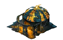 Burning Dome - night - High Resolution PNG