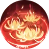 Flaming Lotus - design - No Watermark PNG