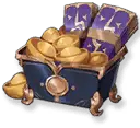 Treasure Chest with Gold Coins and Chocolate - gift - PNG Images